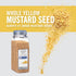 22 oz 22 McCormick Culinary Whole Yellow Mustard Seed, - One Ounce Container of Yellow Mustard Seeds, Perfect