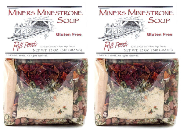 Rill Foods Miners Minestrone Soup Mix 11 oz each (2-Pack)