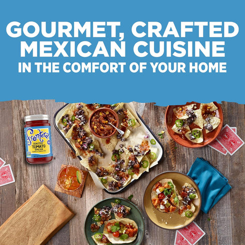 frontera 16 oz Gourmet Mexican Roasted Tomato Salsa, Mild, Keto Friendly