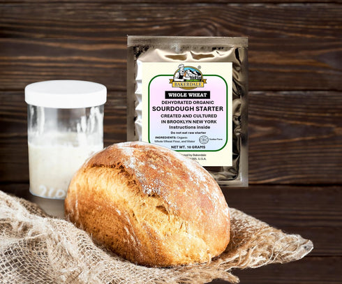 Natural Whole Wheat Sourdough Starter Culture - Bakerdale Dehydrated