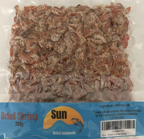 Sun dried seafoods (200g) Dried shrimp