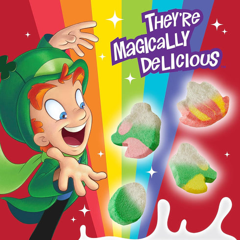 General Mills 10.5 OZ (Pack 3) Lucky Charms Gluten Free Cereal with Marshmallows, Kids Breakfast Cereal with Whole