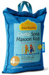 4-Pound 4lbs (1.81kg) Asian Kitchen Crystal Sona Masoori Aged Rice Bag, Short Grain Rice ~ All Natural | Gluten