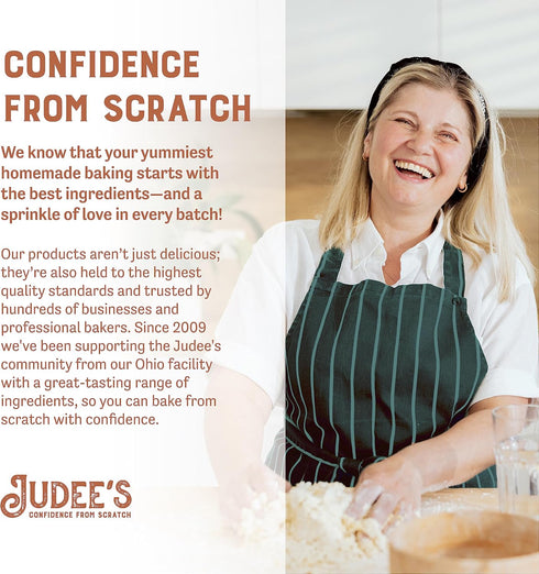 8 Oz Judee's Gluten Free Dried Egg White Protein Powder - Pasteurized, Gluten-Free & Non-GMO Dried Egg Whites - Whips