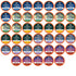 Constellation Tea Assorted Variety Pack Sampler Tea Pods Compatible with K Cup
