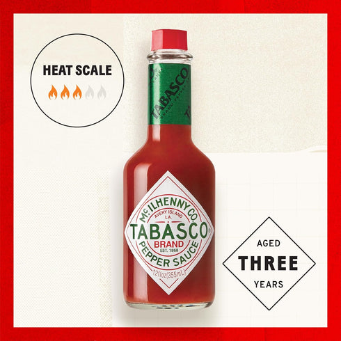 (12 (Pack 2) Tabasco Original Red Flavor Hot Sauce Ounce)
