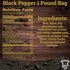 1 Lone Star Black Pepper Beef Jerky - Pound Resealable Bag - Hickory Smoked Handcrafted Flavor - High Protein Healthy