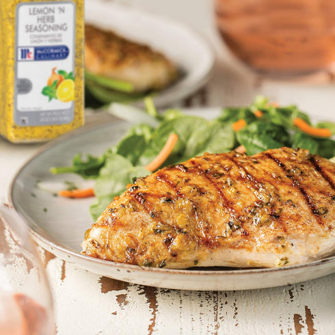 McCormick Culinary Lemon 'N Herb Seasoning, 24 oz - Citrus and Savory Flavor for Vegetables and Seafood