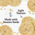 6-3.5 oz Good Thins Sesame Rice Snacks Gluten Free Crackers, Bulk Snack Crackers, Boxes