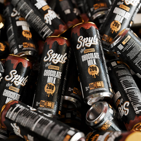 140mg 20g 90 12 Count Spylt High Protein Max Chocolate Milk with Caffeine & Protein - Calories, Ready to Drink, Sugar