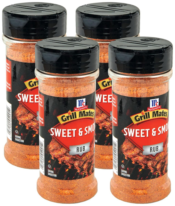 McCormick, Grill Mates Sweet & Smoky Rub, 5.37 Oz (Pack of 4)