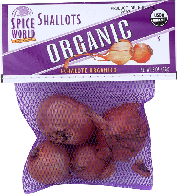 Spice World , Onion Shallot Organic, 3 Ounce