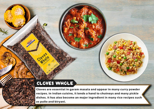 28oz (800g) Rani Cloves Whole (Laung) Great for Food, Tea, Pomander Balls and Potpourri, Hand Selected, Spice ~ All