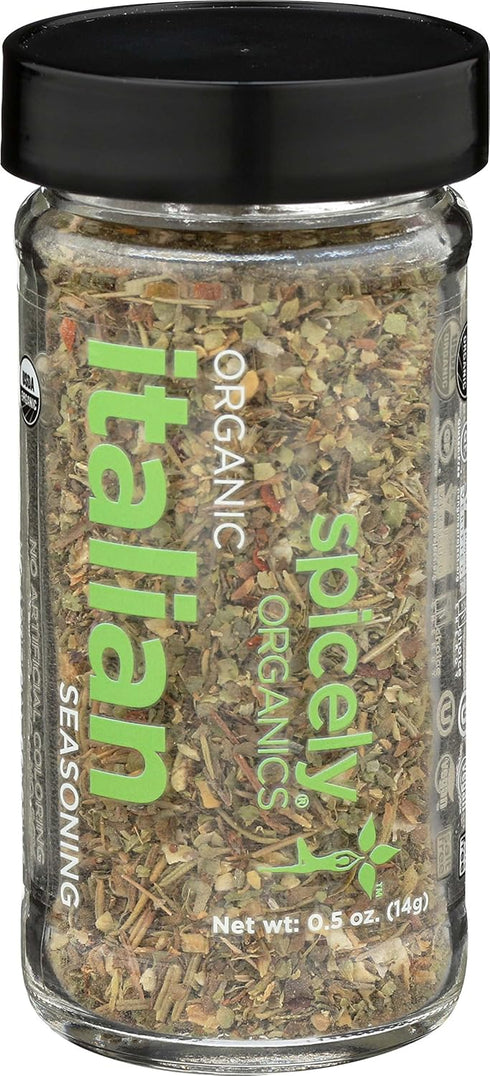 Spicely Organics Seasoning Italian, 0.5 Oz, Certified Gluten Free