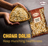 2 LB Aiva Chana Dalia | Roasted Split Chickpeas | Roasted Gram | Daliya Snack & Cooking Ingredient | Ready to Use |