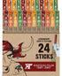 Righteous Felon Variety Meat Sticks | 100% Grass Fed Beef, Turkey &