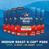 100% 6 (60 Seattles Best Coffee, Medium Roast K-Cup Coffee Pods, Breakfast Blend, Arabica, Boxes Pods Total)