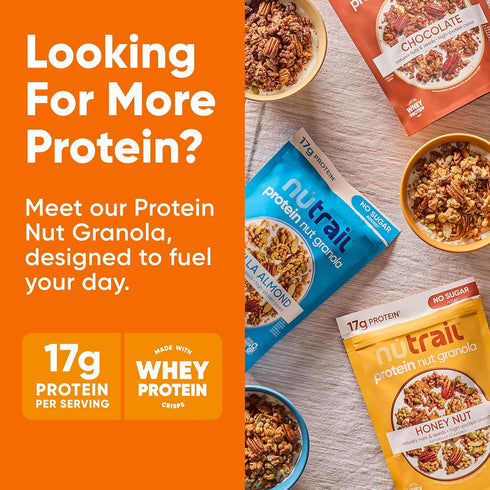 8 oz. 1 Count NuTrail Nut Granola, Peanut Butter, No Sugar Added, Gluten Free, Grain Free, Keto, Low Carb, Healthy