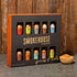 Set Pack 10 Smokehouse by Thoughtfully, Gourmet Grilling Spice in Mini Glass Bottles, Vegan and Vegetarian, Grill