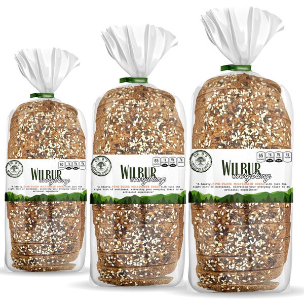 Dr. B's Wilbur Five Flour Multigrain Bread | 1g Net Carbs &