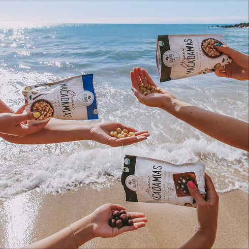 100% 8 (Pack 1) Island Harvest Unsalted Organic Macadamia Nuts - Hawaiian Unsalted Macadamia Nuts are Keto Friendly