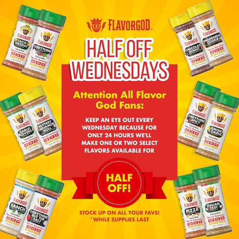 Flavor God Buttery Cinnamon Roll Seasoning Topper Mix, Natural Healthy Blend for Chocolate Donuts, Coffee, Oatmeal,