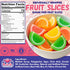 1 Lbs (1 RUS Candy Company Sugar-Free Fruit Slices Bulk Bag | Classic Jelly Fruit Candy, Chewy Old-Fashioned Candy-Shop