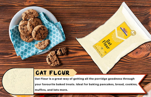 64oz (4lbs) 1.81kg Rani Oat Flour ~ All Natural | Gluten Friendly | NON-GMO | Kosher | Vegan | Indian Origin