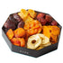 7 Oh! Nuts Dried Fruit Gift Basket Variety Tin Box - Gourmet Arrangement Platter - Healthy Food Snack Box for Birthday
