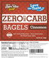 2 Pack (6 Pack) ThinSlim Foods Keto Bagels | Keto Bread Alternative | Low Carb Cinnamon, Diet Bagels Per Keto Friendly