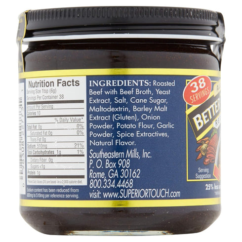 8oz (Pack 2) All Natural Reduce Sodium Beef Base