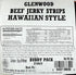 Glenwood Snacks Pack 6 (6 Glenwood Beef Jerky Tender Beef Jerky Buddy Beef Jerky Strips Ounce Ounce, Hawaiian Style)