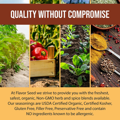 Flavor Seed Chipotle Organic Fajita & Taco Seasoning Mix, Gluten Free, No Sugar, 5oz Bag - Carnivore & Keto Friendly