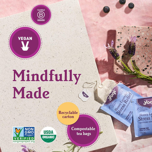 16 Pack (4 Packs) Yogi Tea Cinnamon Horchata Stress & Sleep - Tea Bags per - Organic Sleep Tea - Supports a Restful