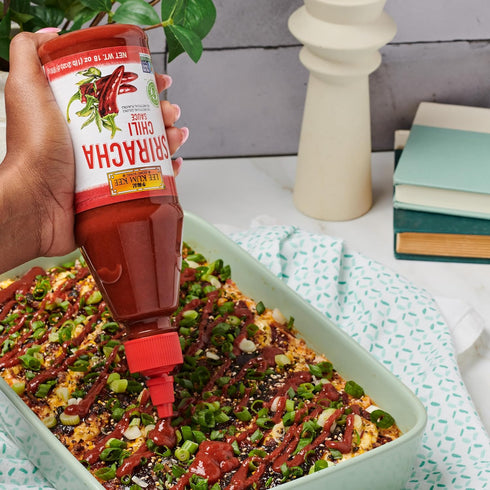 (18 oz 1 Pack), Lee Kum Kee Sriracha Chili Sauce Plastic Bottle - Gluten Free, Non-GMO, Vegan, Spicy, Hot and Sweet