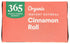 365 11.3 by Whole Foods Market, Organic Instant Oatmeal, Cinnamon Roll Flavor, Ounce