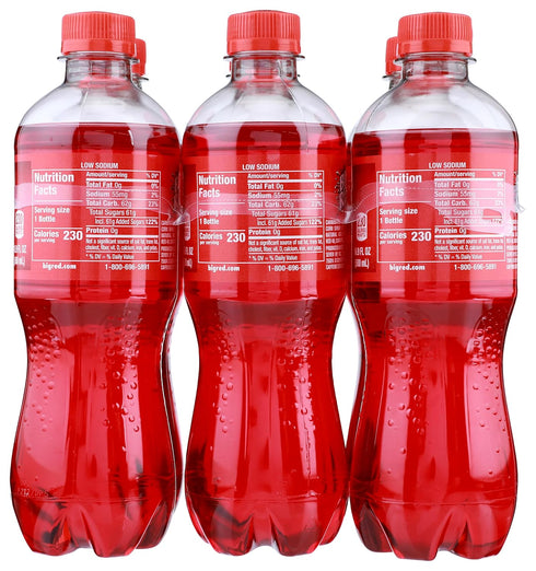 16.9 oz Big Red Red Soda, fl