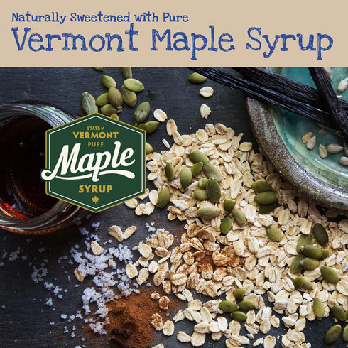 12 oz. (Pack 2) True North Granola Gluten Free Maple Vanilla Granola, Low Carb, Nut Free and Non-GMO
