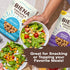 6-Pack, 5 oz BIENA Chickpea Snacks - Crunchy Roasted Chickpeas - High Fiber Vegan Protein Snack for Adults & Kids
