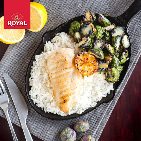 20 lb Royal Chef's Secret Sella Basmati Rice - Authentic Extra Long Grain Parboiled White Rice