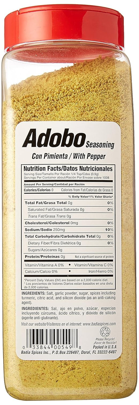 Badia Adobo with Pepper 2 lb