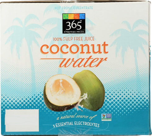 365 by Whole Foods Market 17.6 oz, (Pack 12) , Coconut Water