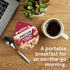 10g 2.18 (Pack 12) Quaker Protein Instant Oatmeal Express Cups, Cranberry Almond, Protein, Ounce