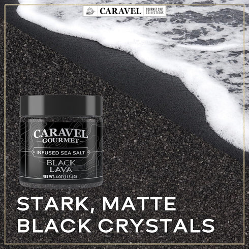 Pacific Sea Salts 2-Pack - Hawaiian Alaea Red & Black Lava, Mineral-Rich, 8 oz Total