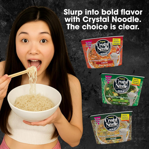 (Pack 6 2.4 OZ Crystal Noodle Soup, Spicy Tofu, of Cups)