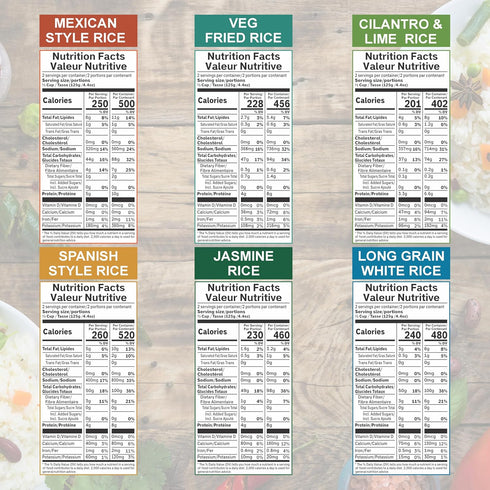 Pack 8.8 oz 8 6 (2x), (2x), (1x), (1x), Jasmine(1x), (1x) 1.5 Eat Regal Heat & Eat Rice Variety x Pouches Flavors: