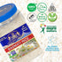 32 oz (2LB) Golden Crown Basmati Rice - Jar | Long Grain White Rice | Amazing Taste, Healthy Meals & Natural Aromatic