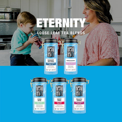 50 4oz Tiesta Tea - Cherry Punch, Loose Leaf, Sweet Cherry Herbal Drink, Premium Blend, Non-Caffeinated Fruit Tea
