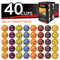 Brooklyn Beans Coffee Pods, Assorted Decaf Variety Pack - Compatible with Keurig