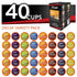 Brooklyn Beans Coffee Pods, Assorted Decaf Variety Pack - Compatible with Keurig